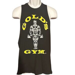Vintage Golds Gym Iconic Black Tank Top